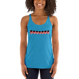 Snobozo Logo Women's Racerback Tank Ski and Snowboard apparel