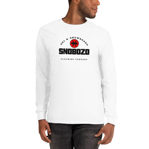 Snobozo Logo Men’s Long Sleeve Shirt Ski and Snowboard clothes