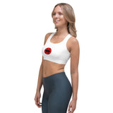 Snobozo Logo Sports bra Ski and Snowboard