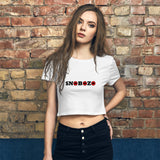 Snobozo Logo Women’s Crop Tee Ski and Snowboard clothes