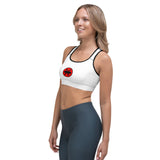 Snobozo Logo Sports bra Ski and Snowboard