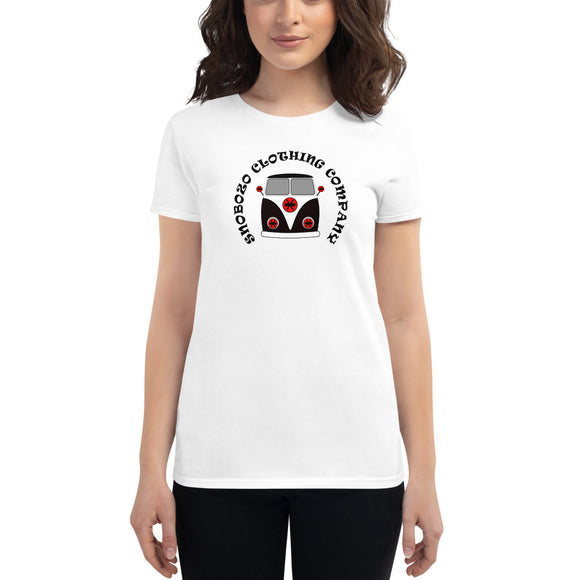 Snobozo Logo Women's short sleeve t-shirt Ski and Snowboard Apparel