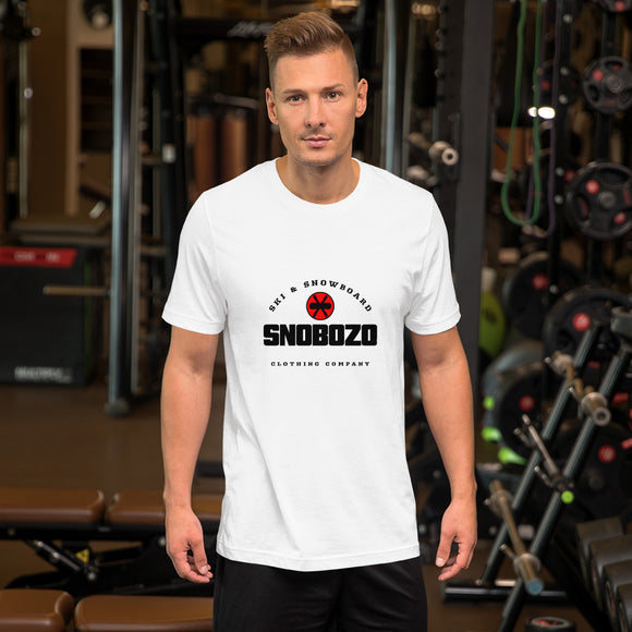 Snobozo Logo Short-Sleeve Unisex T-Shirt ski and snowboard gear